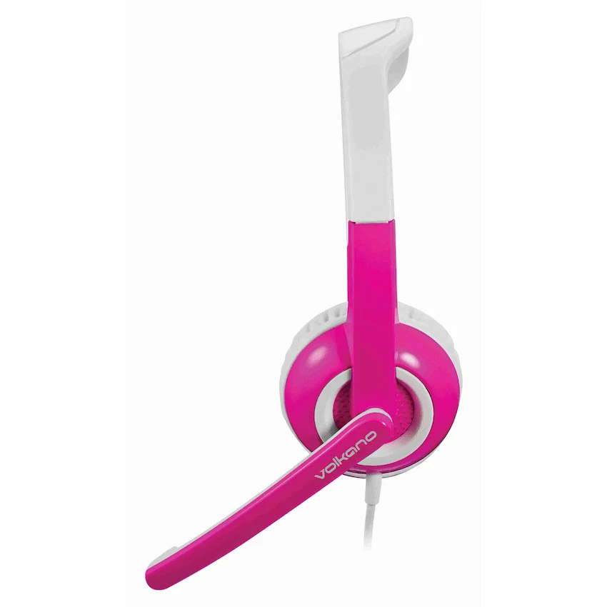 Volkano Kids Chat Junior Series Headset with Mic - Pink - Image 2
