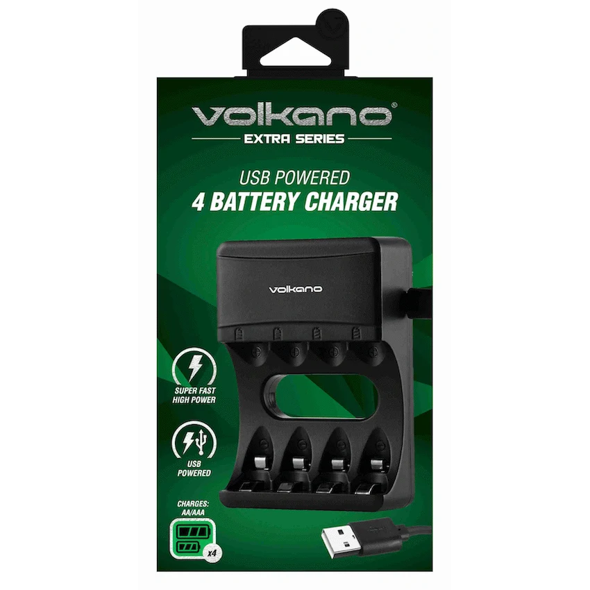 Volkano Extra Series 4-Battery Recharger AA/AAA - Image 2