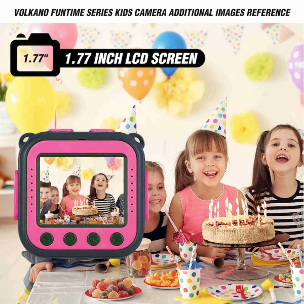 Volkano Kids Funtime Series Waterproof Action Camera - Pink - Image 2
