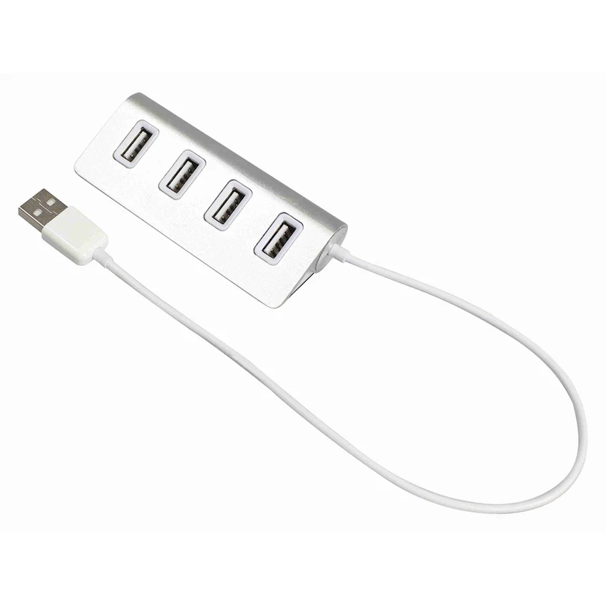 Volkano Pivot series 4 port USB Hub - silver - Image 2