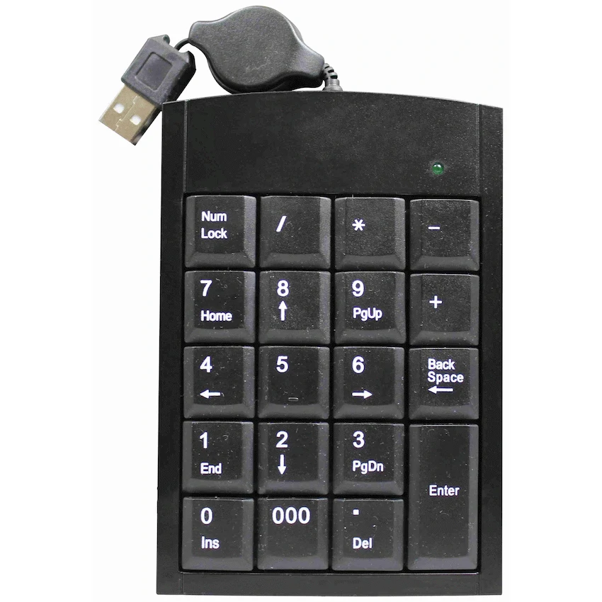Volkano Numeric Series USB Numeric Keypad - Black