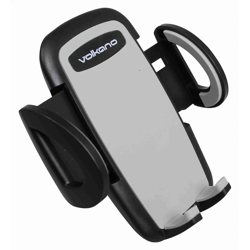 Volkano Flow Series Car Air Vent Phone Holder - Large - Black - Image 2
