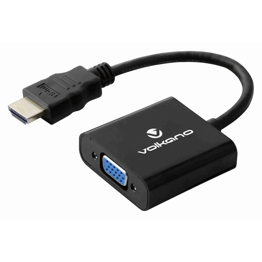 Volkano Annex Series HDMI Male to VGA Female Converter, 10cm Cable, with Sound - Image 2