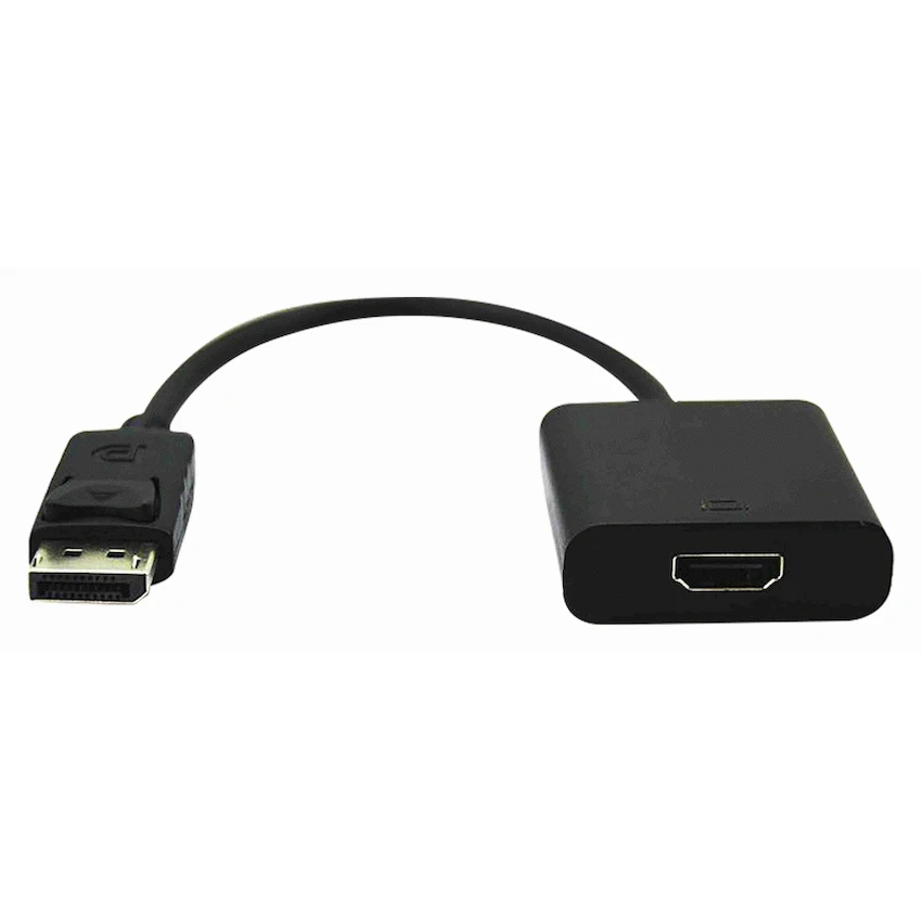Volkano Port Series DisplayPort to 4K HDMI Converter 10cm - Black - Image 2