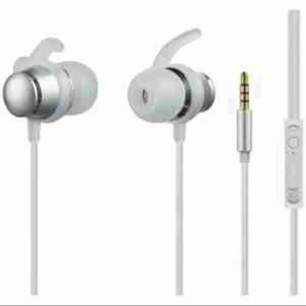 Volkano Titanium Series AUX Earphone - Silver - Image 2
