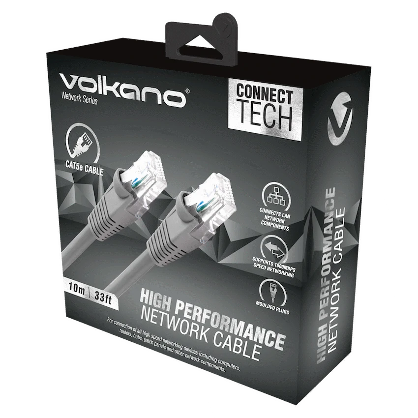Volkano Network Series RJ-45 Network Cable - CAT5 - 10m - Image 3
