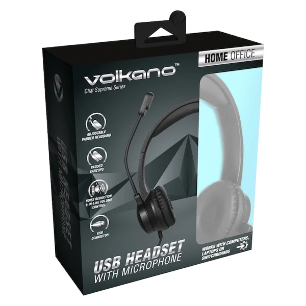 Volkano Chat Supreme series USB Headset with Microphone - Image 2