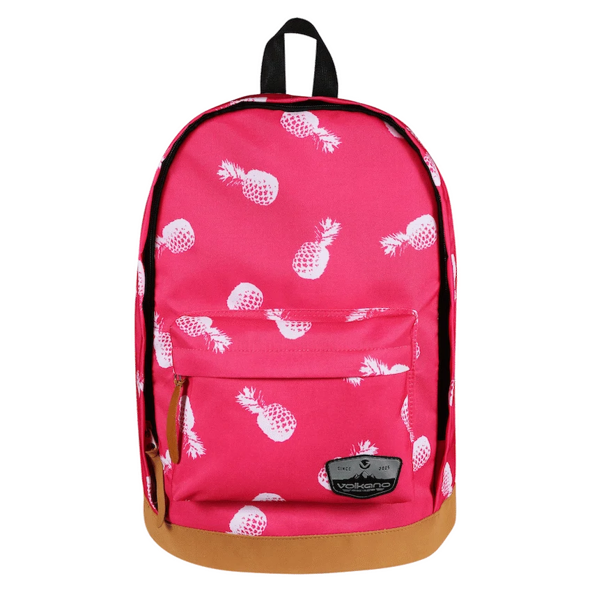 Volkano Suede Series Backpack Pineapples - Pink