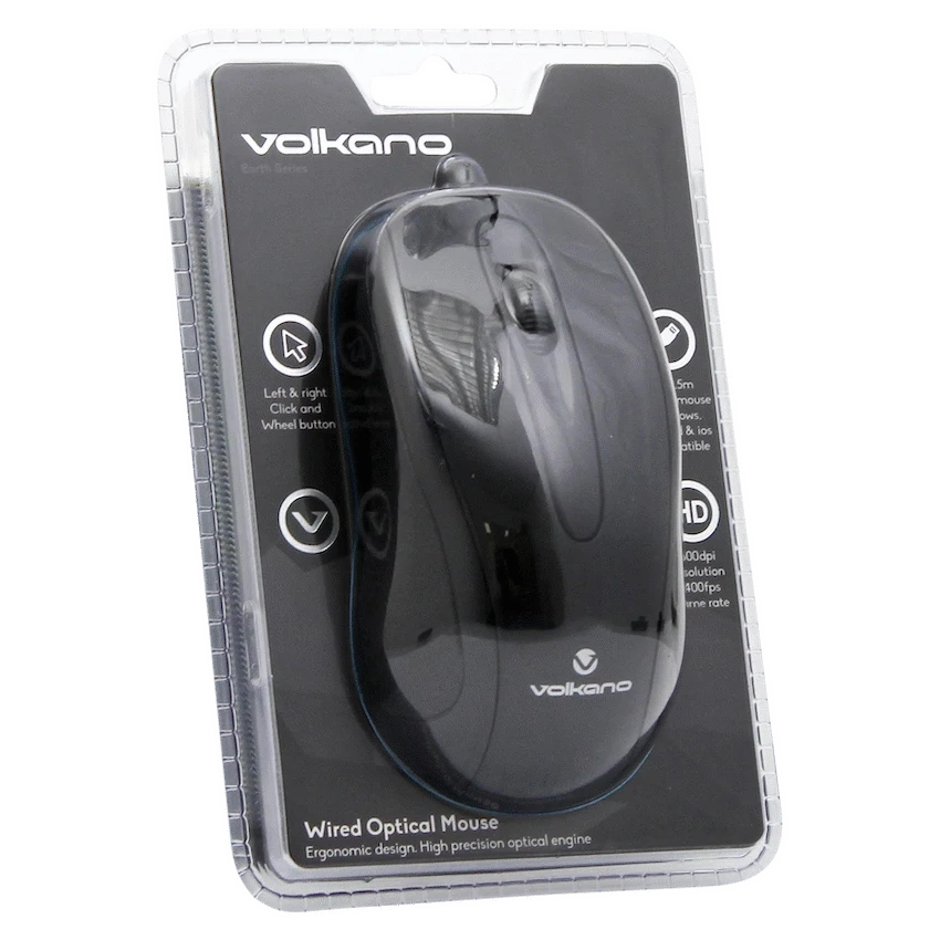 Volkano Earth Series Wired Mouse - Image 2