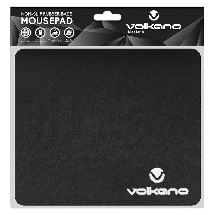 Volkano Slide Series Mouse Pad 220x180x3mm - Black - Image 2