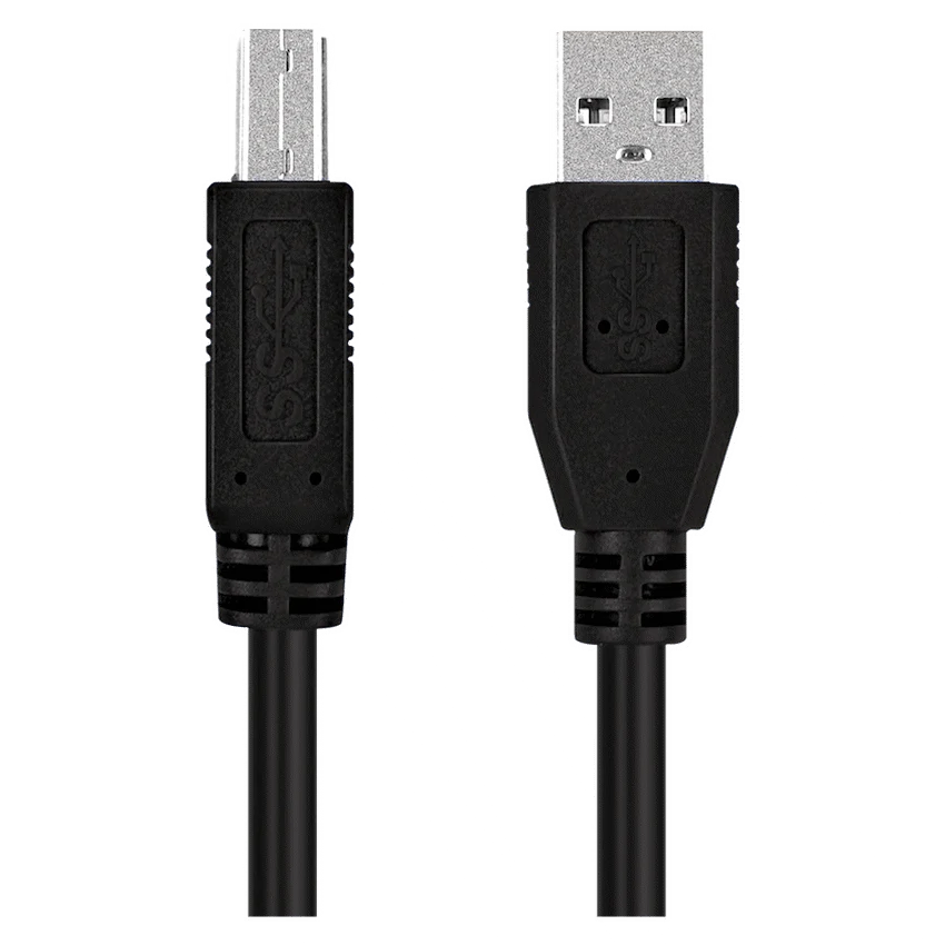 Volkano Print Series USB Printer Cable 1.8m - Black - Image 3
