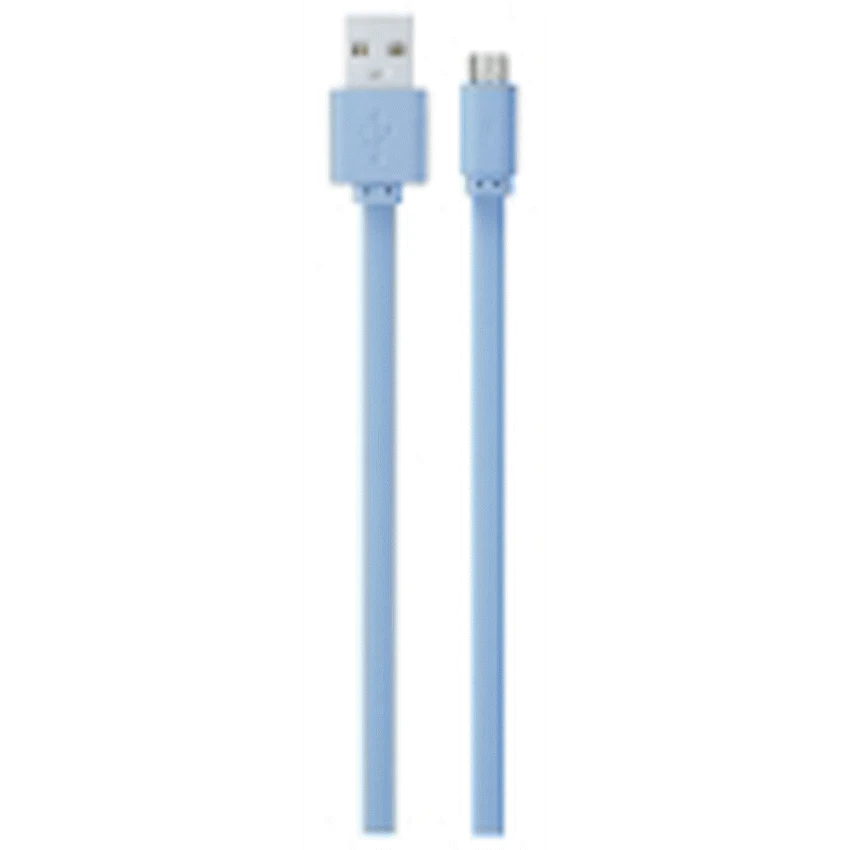 Volkano Micro USB Cable - Slim Series - Light Blue