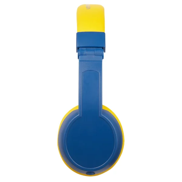 Volkano Sidekick Series Wired Kiddies Headphones with Share Port - Yellow/Blue - Image 2