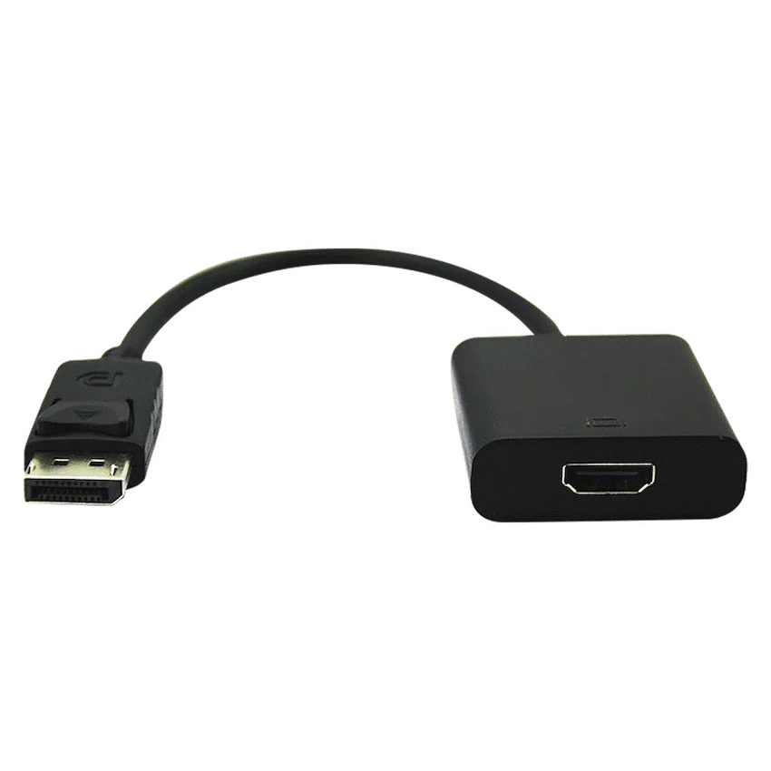 Volkano Port Series DisplayPort to 4K HDMI Converter 10cm - Black - Image 3