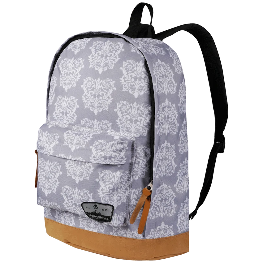Volkano Suede Series Backpack - Baroque (Light Grey)