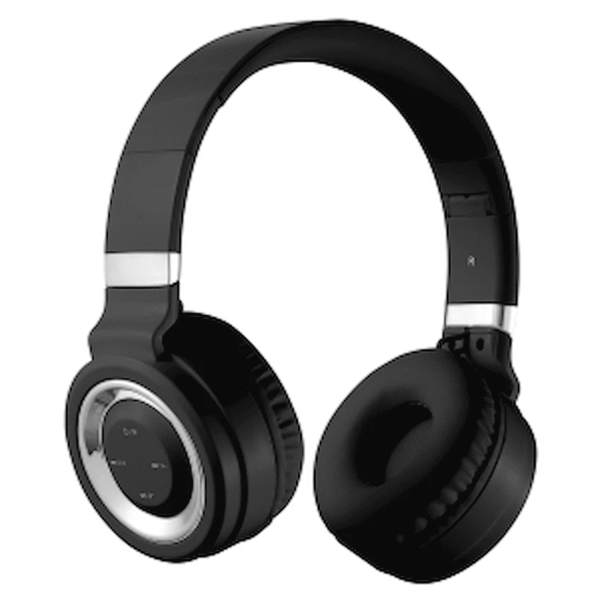 Volkano Lunar Series Bluetooth Headphones - Black/Silver - Image 2