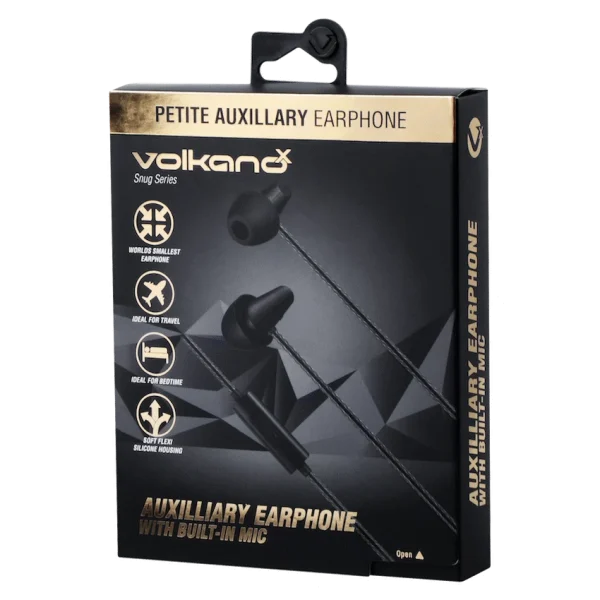 VolkanoX Snug Series Aux Earphones with Stereo Adapter - Image 2