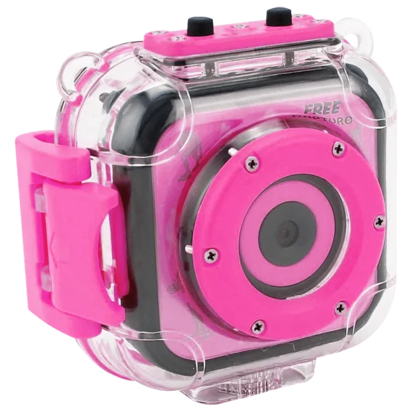 Volkano Kids Funtime Series Waterproof Action Camera - Pink
