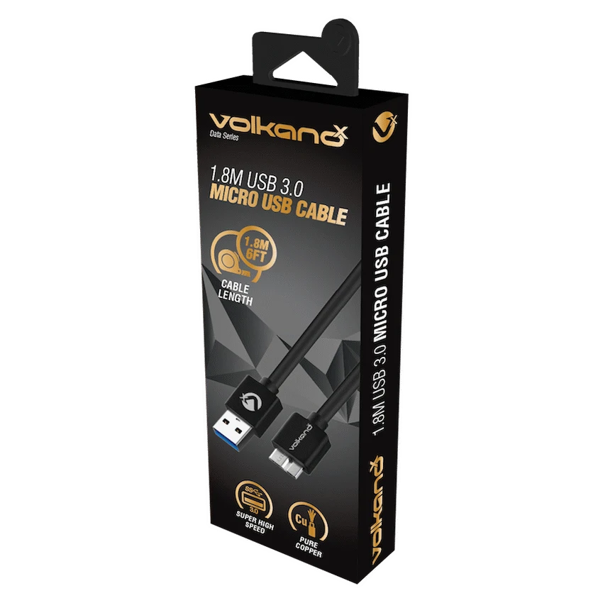 VolkanoX Data Series USB3.0 Micro USB Cable 1.8m - Image 3