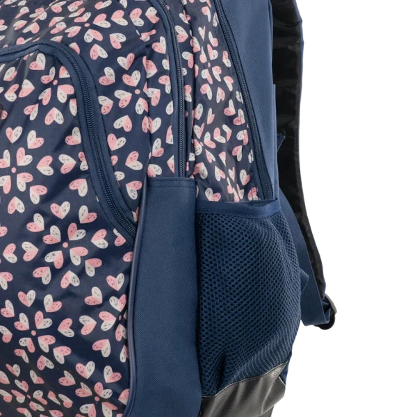 Volkano Winner Trolley Backpacks 22L Ladies Navy Floral - Image 3