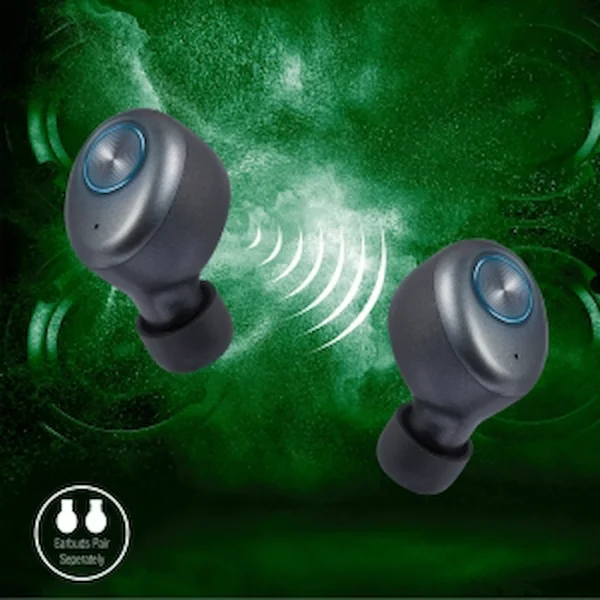 Volkano Sync Series True Wireless Bluetooth earbuds - Black - Image 3