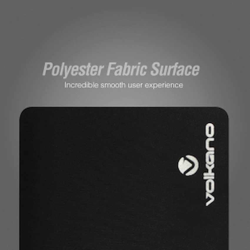 Volkano Slide Series Mouse Pad 220x180x3mm - Black - Image 3