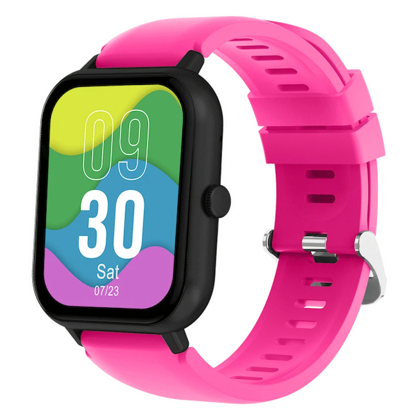Volkano Chroma Series Smartwatch with Pink Strap - Image 2