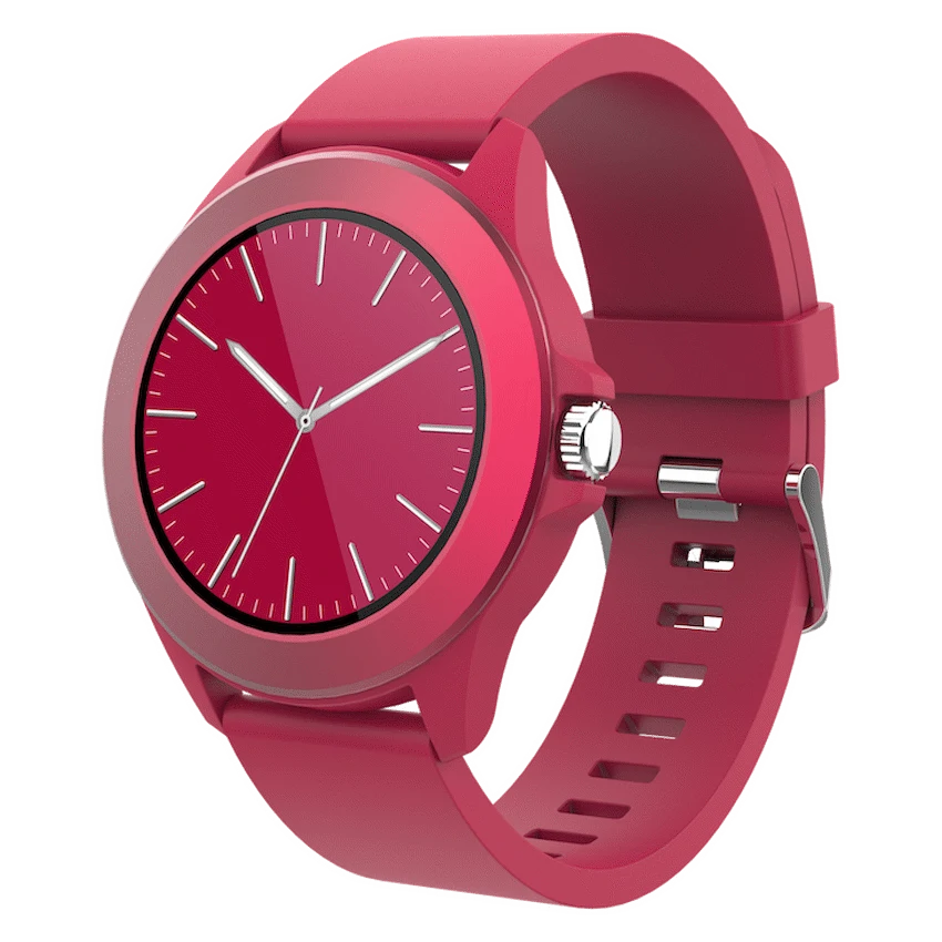 Volkano Splash Series Round Smartwatch - Red - Image 2