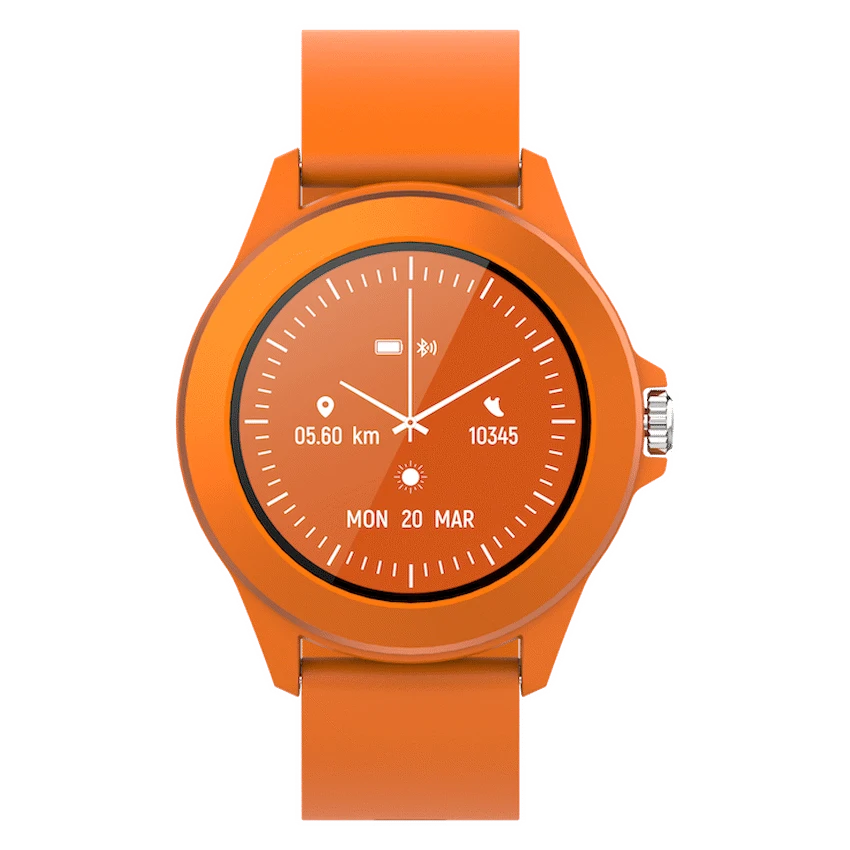 Volkano Splash Series Round Smartwatch - Orange - Image 3
