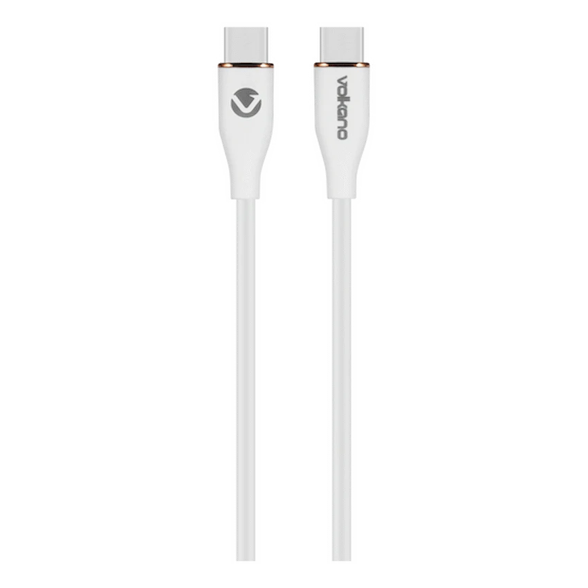 Volkano Flexi Series Type-C to Type-C 1.5m 60w - White - Image 2