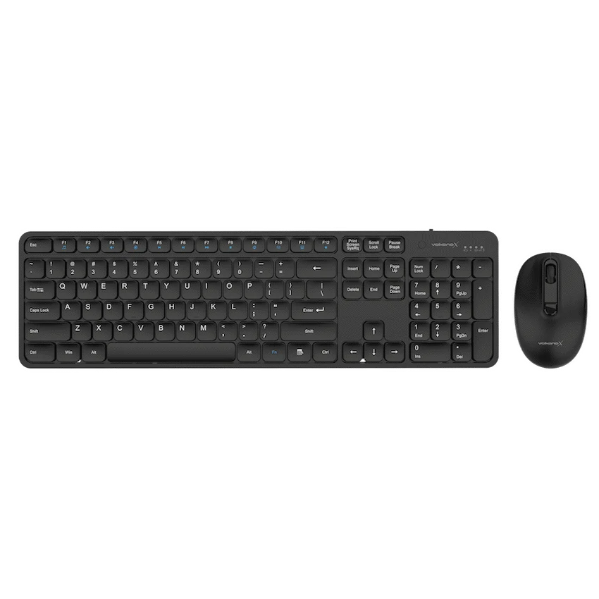 VolkanoX Garnet Bluetooth Wireless Keyboard and Mouse Combo - Black - Image 2
