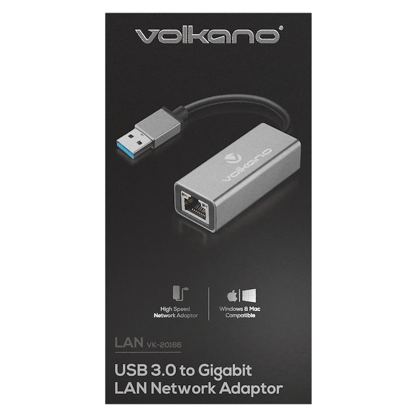Volkano Lan Series USB 3.0 to Gigabit LAN Network Adaptor - Image 3