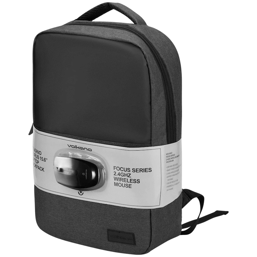 Volkano Taurus 15.6” Backpack & Mouse combo
