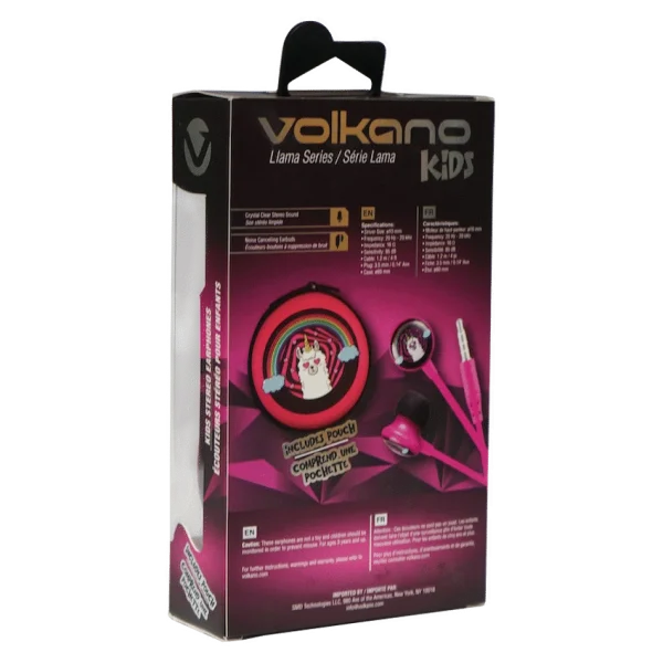 Volkano Kids Earphones - Llama Series - Image 2