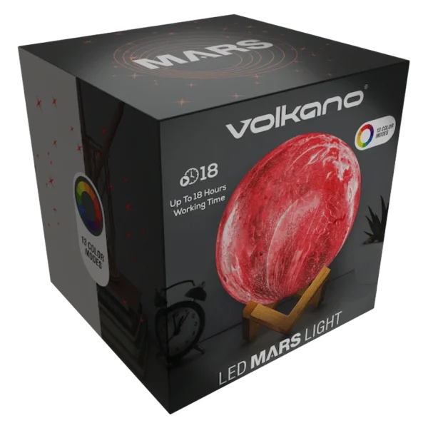 Volkano Galactic Series Mars Light