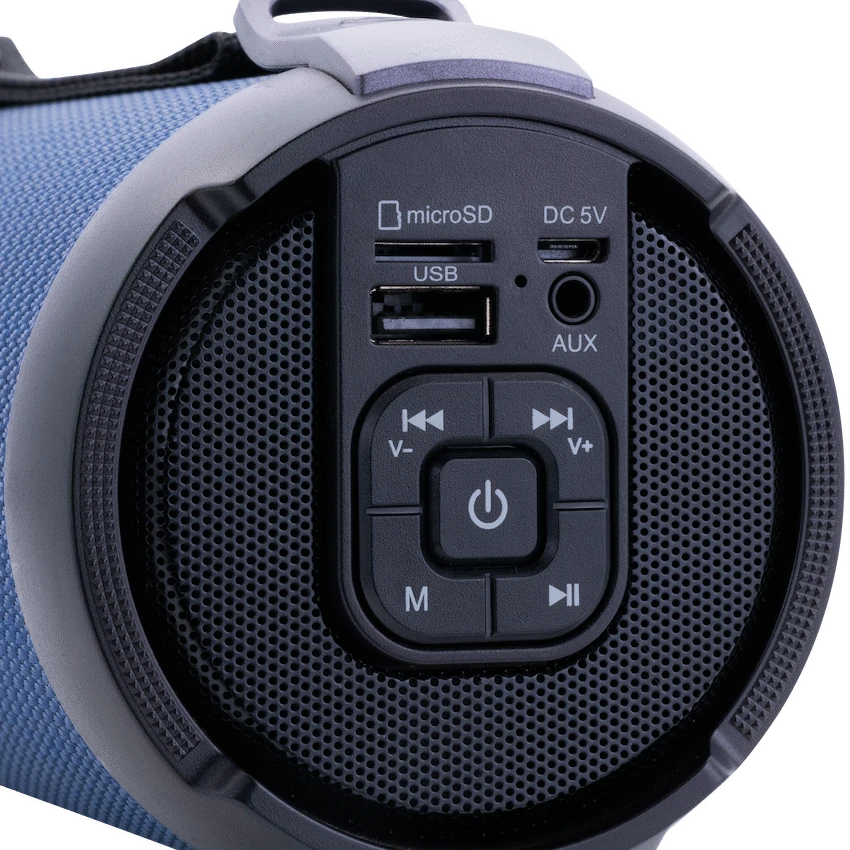 Volkano Mini Mamba Series Bluetooth Speaker - Blue - Image 2