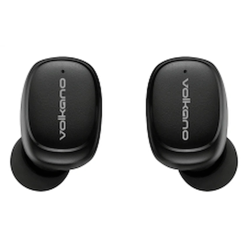 Volkano Aquarius Series True Wireless Earphones + Charging Case - Black