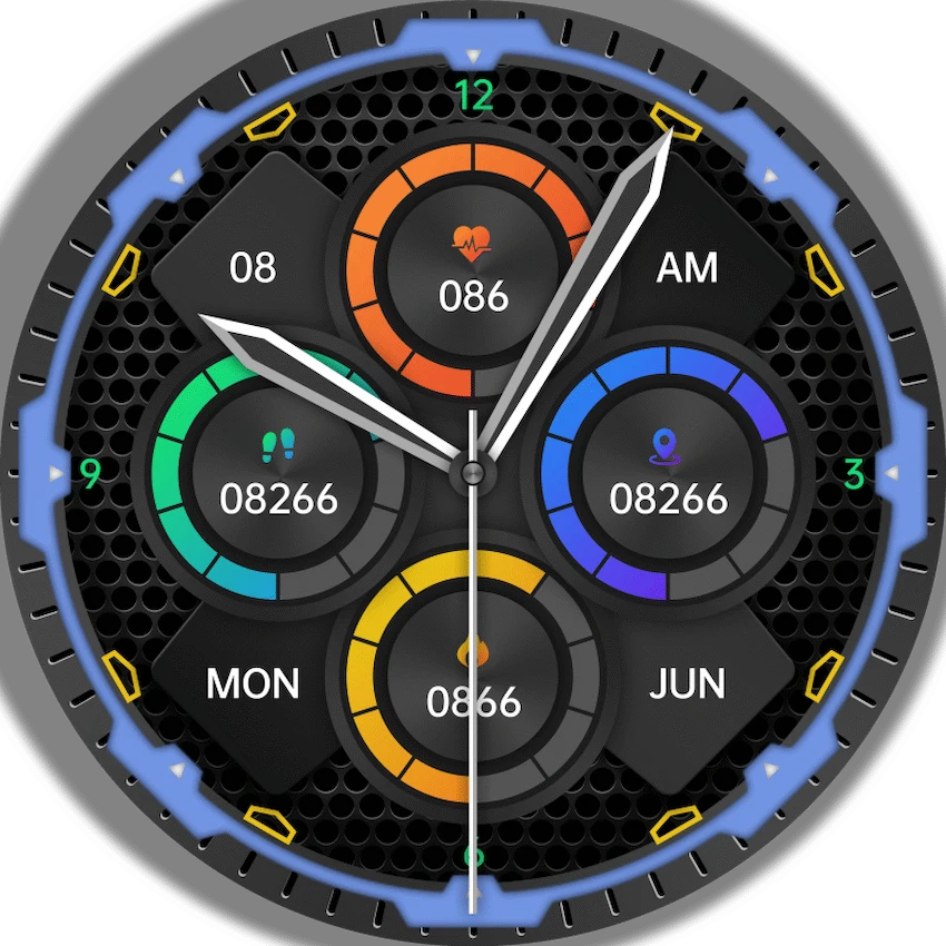 Volkano Power Series Smart Watch - Green - Image 2