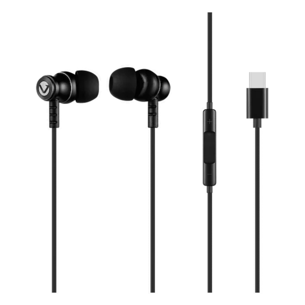 Volkano Prism 2.0 Series Type-C Earphone - Black - Image 3