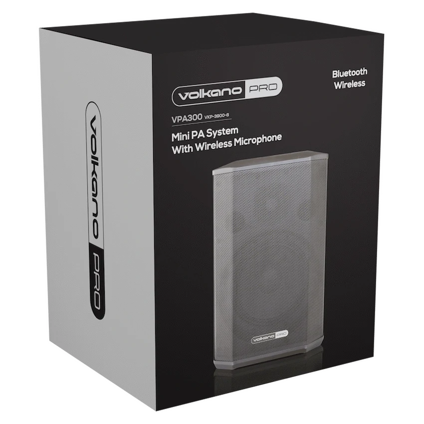 Volkano Pro VPA300 Mini PA System with Wireless Microphone - Image 2