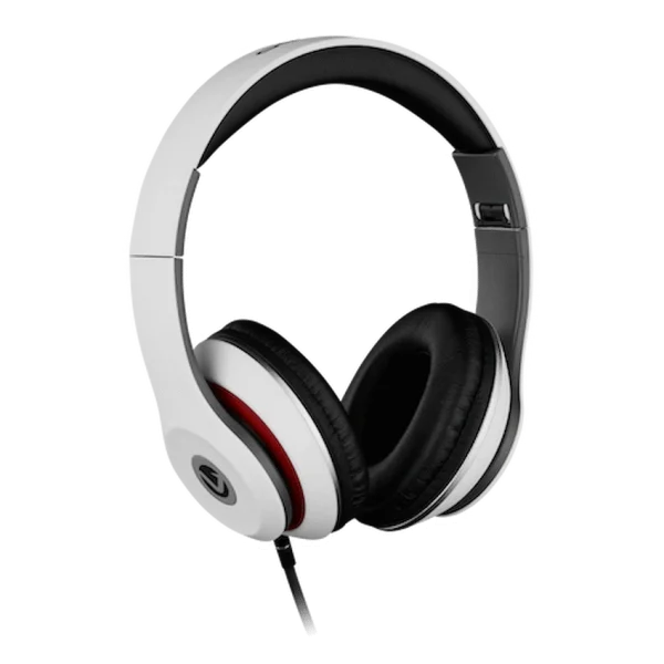 Volkano Falcon Series Headphones with Microphone - White - Image 2