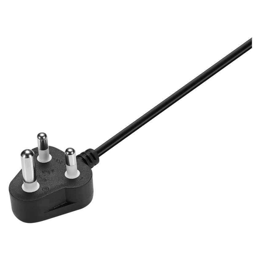 Volkano Presto Series Power Cable 3-Pin IEC to Type-M 1.8m 10a - Black - Image 3