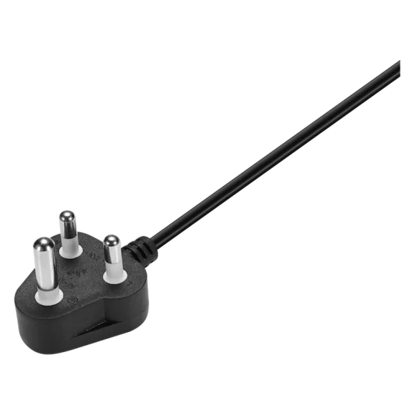 Volkano Presto Series Double 3 Pin IEC Power Cable 1.8m 10a - Black - Image 3
