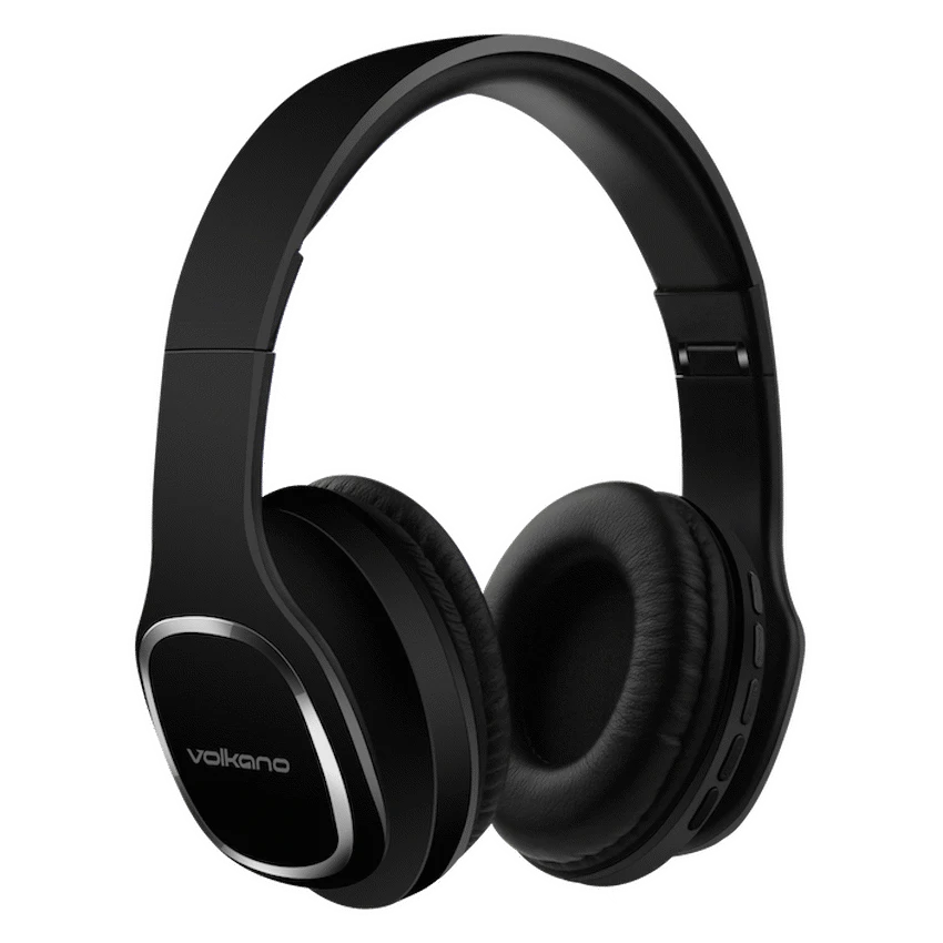 Volkano Phonic Series Bluetooth Full Size Headphones - Black - Image 5
