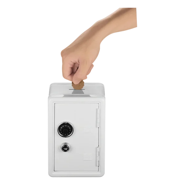 Volkano Kids Iron Series Money Saving Vault - White - Image 3