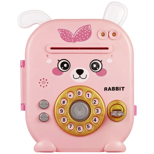 Volkano Kids Rabbit Series Money Saving Vault - Pink