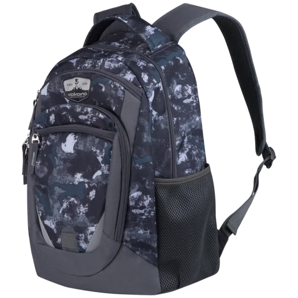 Volkano Champ Smudge Camo Backpack 22l - Grey