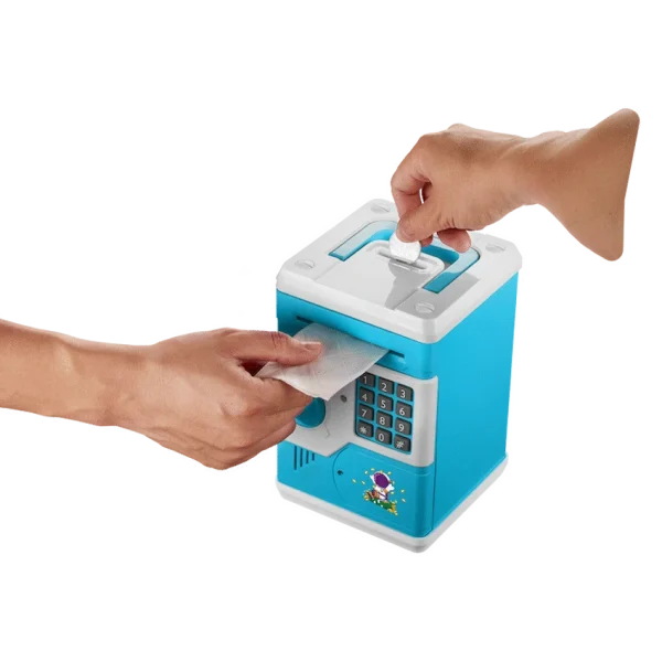 Volkano Kids Vault Series Money-Saving Vault - Blue - Image 2