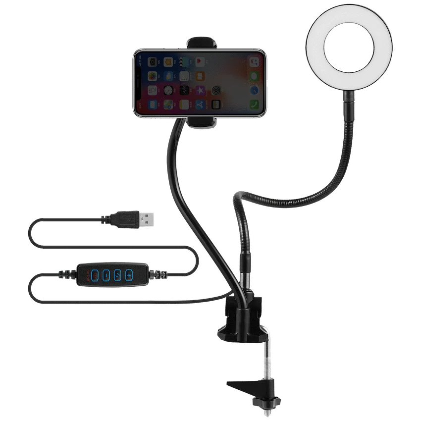 Volkano Insta Series Ring Light Desk Stand Vlogging Kit