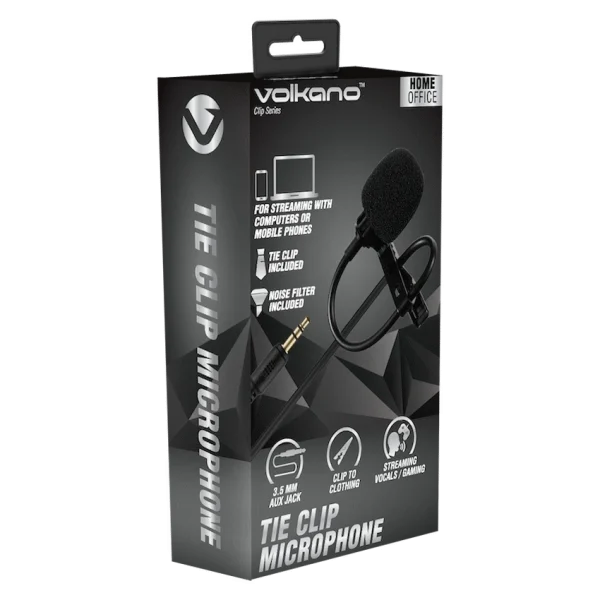 Volkano Clip series 3.5mm Tieclip Microphone - Image 2